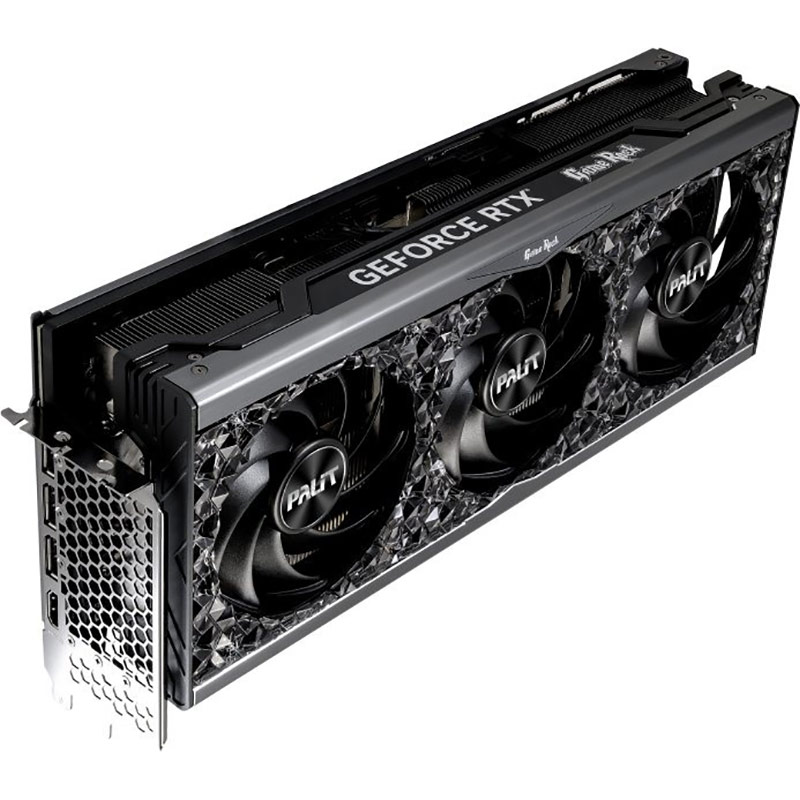 Відеокарта Palit GeForce RTX 4090 GameRock OmniBlack 24GB 384bit 2520/21000MHz (NED4090019SB-1020Q) Тип пам'яті GDDR6X