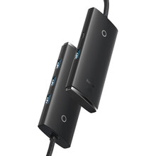 USB-хаб BASEUS Lite Series 4in1 Black (37802)
