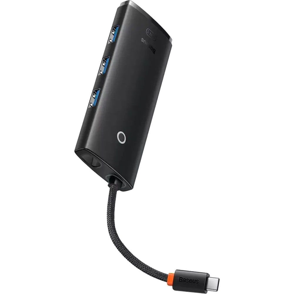 Док-станция BASEUS Lite Series 5in1 Black (39676) Док-станция BASEUS Lite Series 5in1 Black (39676)