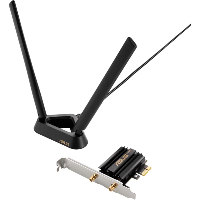 Антена Wi-Fi ASUS PCE-AXE59BT Bluetooth 5.2 PCI Express (90IG07I0-MO0B00) Тип антена Wi-Fi