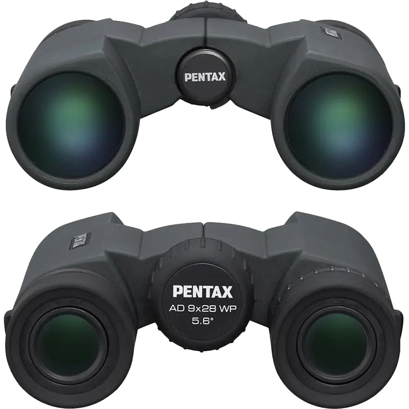 Бінокль PENTAX AD 9х28 WP Green (62831) Додатково водонепроникний корпус