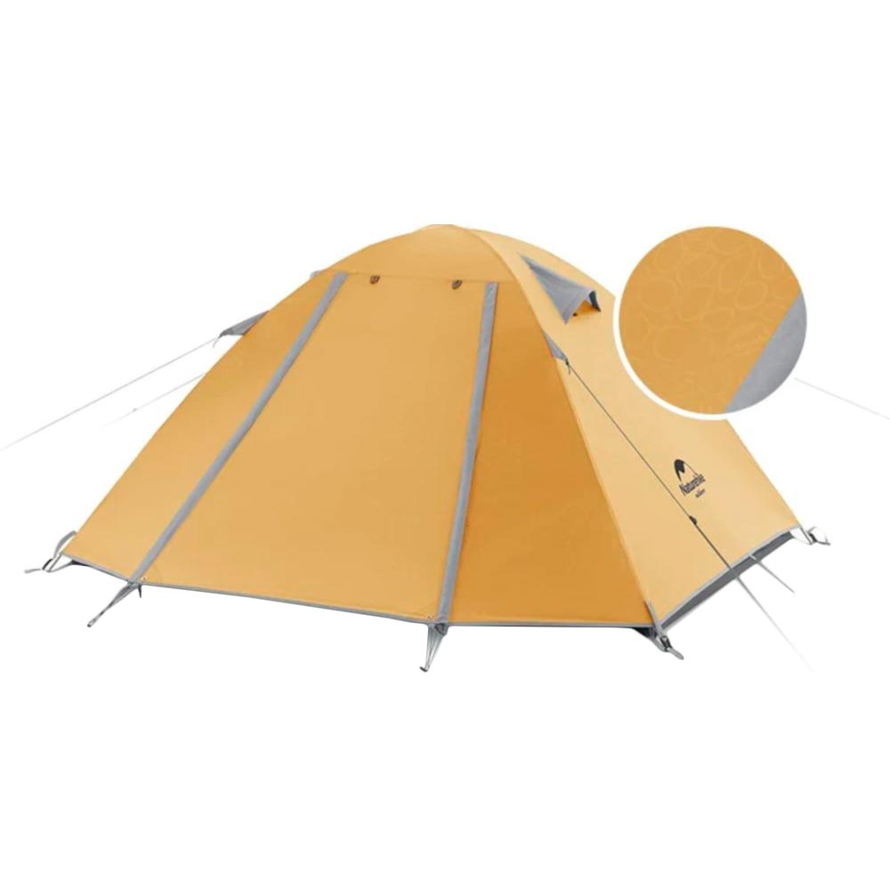 Намет NATUREHIKE P-Series NH18Z033-P 210T/65D Yellow (6927595783658) Тип каркасу внутрішній