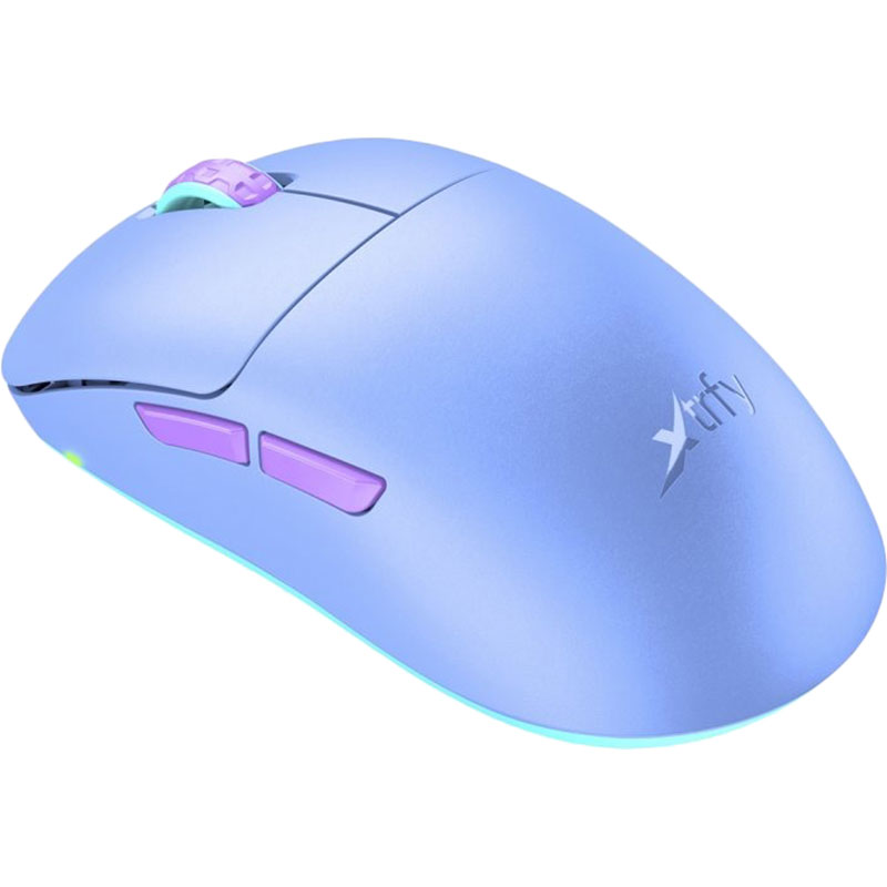 Мышь XTRFY M8 WIRELESS Frosty Purple (M8W-RGB-PURPLE) Беспроводное подключение RF