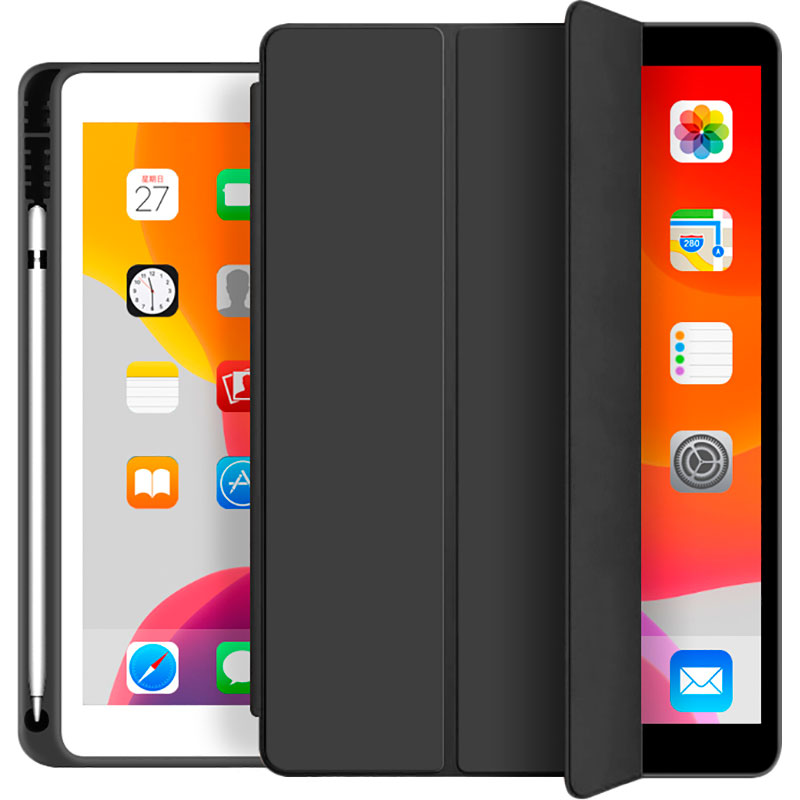 Чохол BECOVER Tri Fold Soft TPU для Apple iPad 9.7 2017/2018 Black (708453) Сумісність за брендом Apple