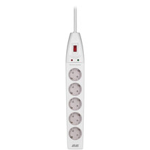 Сетевой фильтр 2E 5 розеток 2м 16А 3x1.5мм2 White (2E-SP515M2WH)