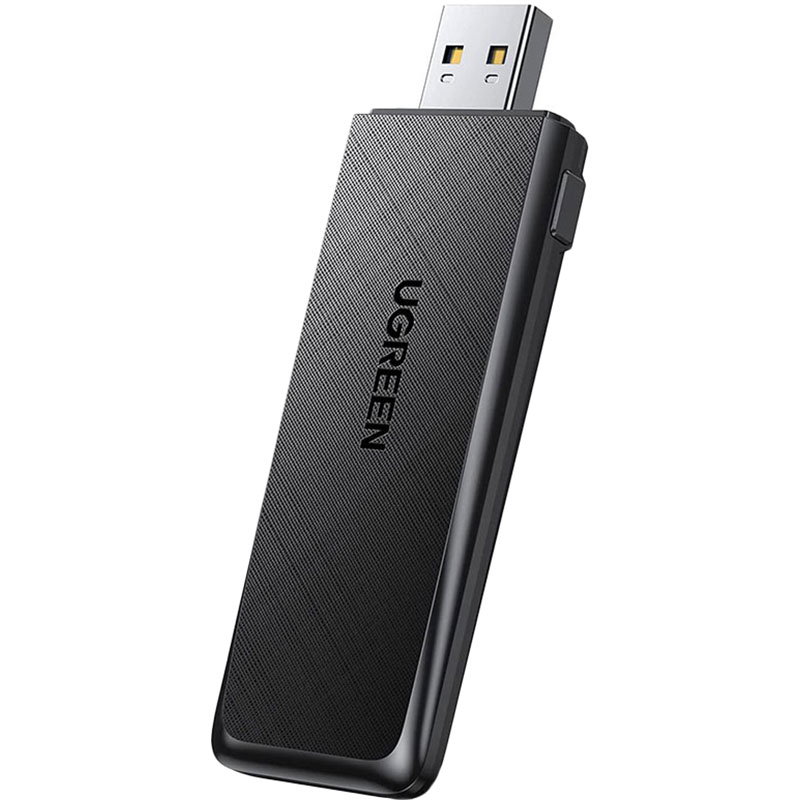 Wi-Fi адаптер UGREEN CM492 AC1300 USB 3.0 Black (50340) Інтерфейс USB