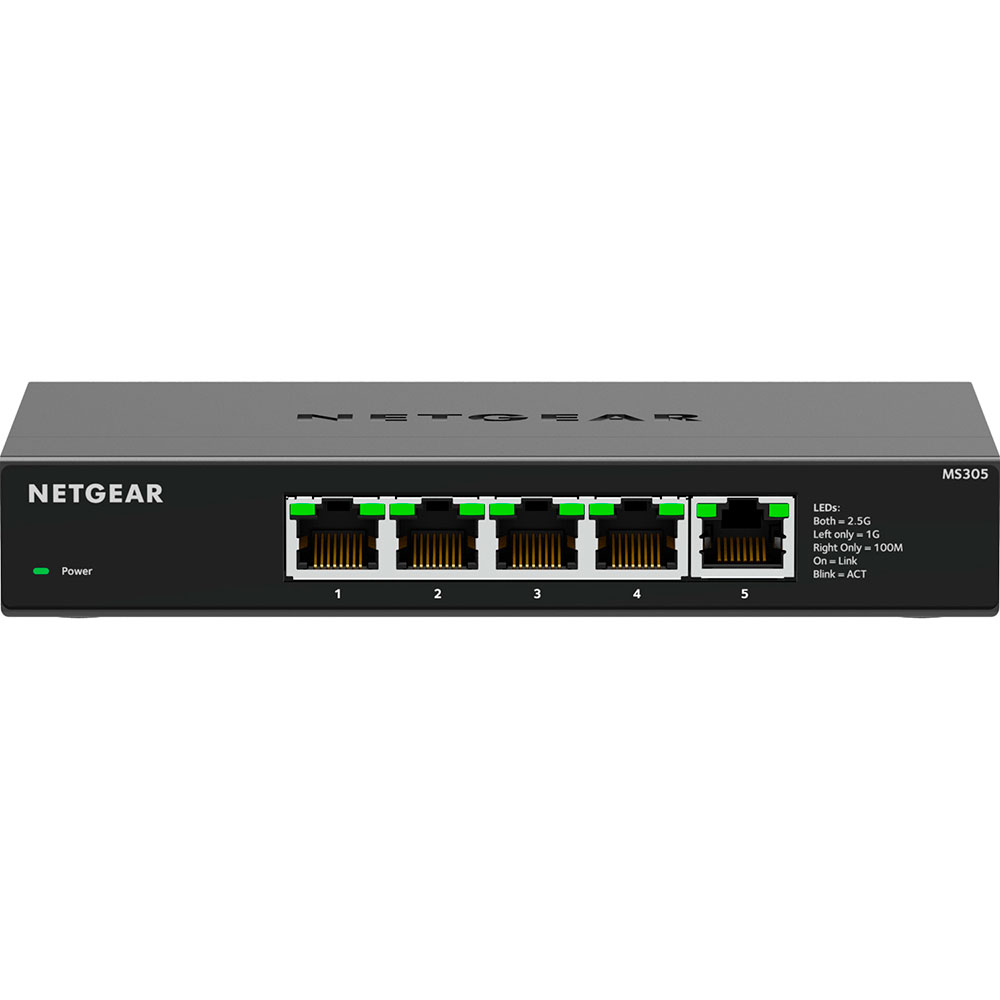 Коммутатор NETGEAR MS305, 5x2,5GE