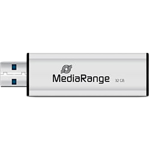 Флеш-драйв MEDIARANGE 32GB USB 3.0 Black/Silver (MR916) Конструкція висувна