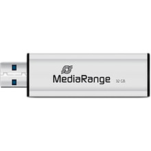 Флеш-драйв MEDIARANGE 32GB USB 3.0 Black/Silver (MR916)