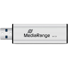 Флеш-драйв MEDIARANGE 64GB USB 3.0 Black/Silver (MR917)