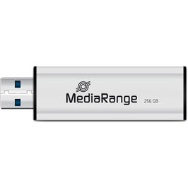 Флеш-драйв MEDIARANGE 256GB USB 3.0 Black/Silver (MR919) Конструкція висувна