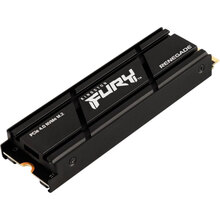 SSD накопитель Kingston FURY Renegade with Heatsink 1TB NVMe M.2 2280 PCIe 4.0 x4 3D NAND TLC (SFYRSK/1000G)