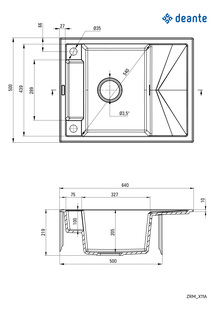 Мойка DEANTE Magnetic Anthracite (ZRM_T11A)