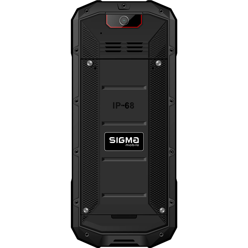 Мобільний телефон SIGMA X-treme PA68 Black-Red (200090154) Матриця TFT