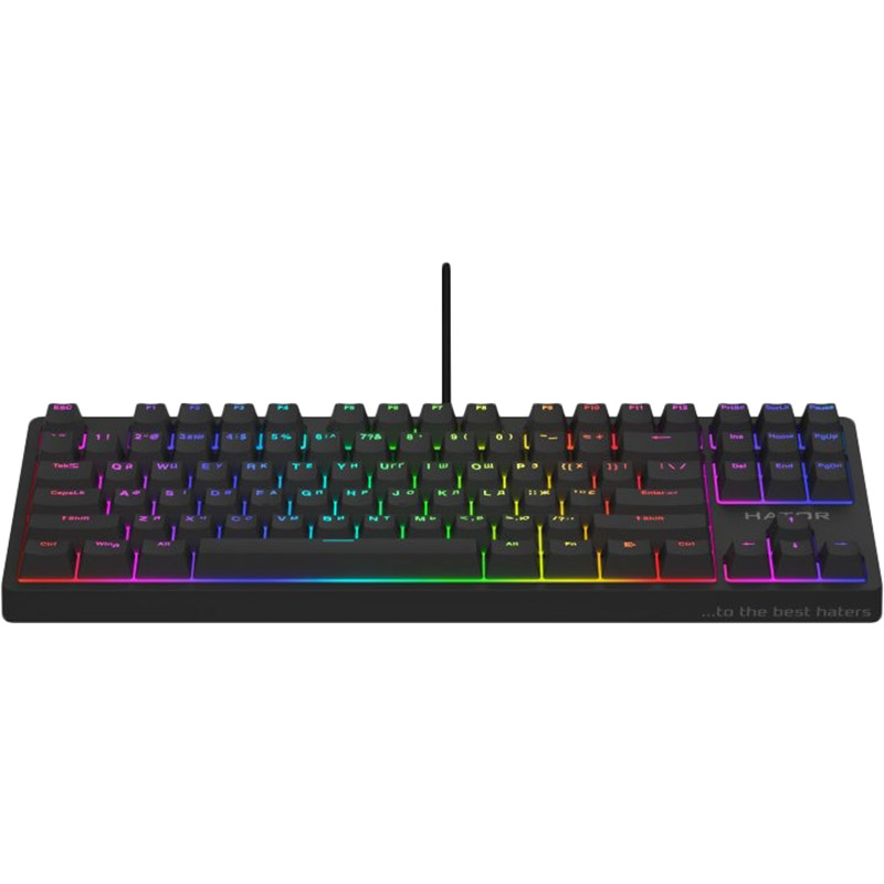 Клавиатура Hator Rockfall 2 Mecha TKL Orange USB Black (HTK-720) Комплектация клавиатура