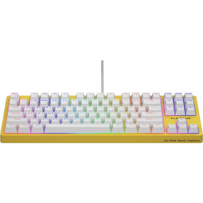 Клавіатура Hator Rockfall 2 Mecha TKL Orange USB Yellow (HTK-722) Комплектація клавіатура