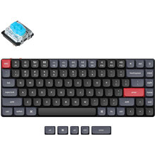 Клавиатура Keychron K3 PRO Gateron Blue BT/USB LowProfile QMK UA White LED Black (K3PA2_KEYCHRON)
