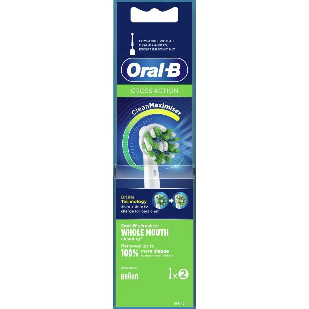 Набір насадок BRAUN Oral-B Cross Action EB50RB 2 шт (4210201355298) Тип змінна насадка (картрідж)