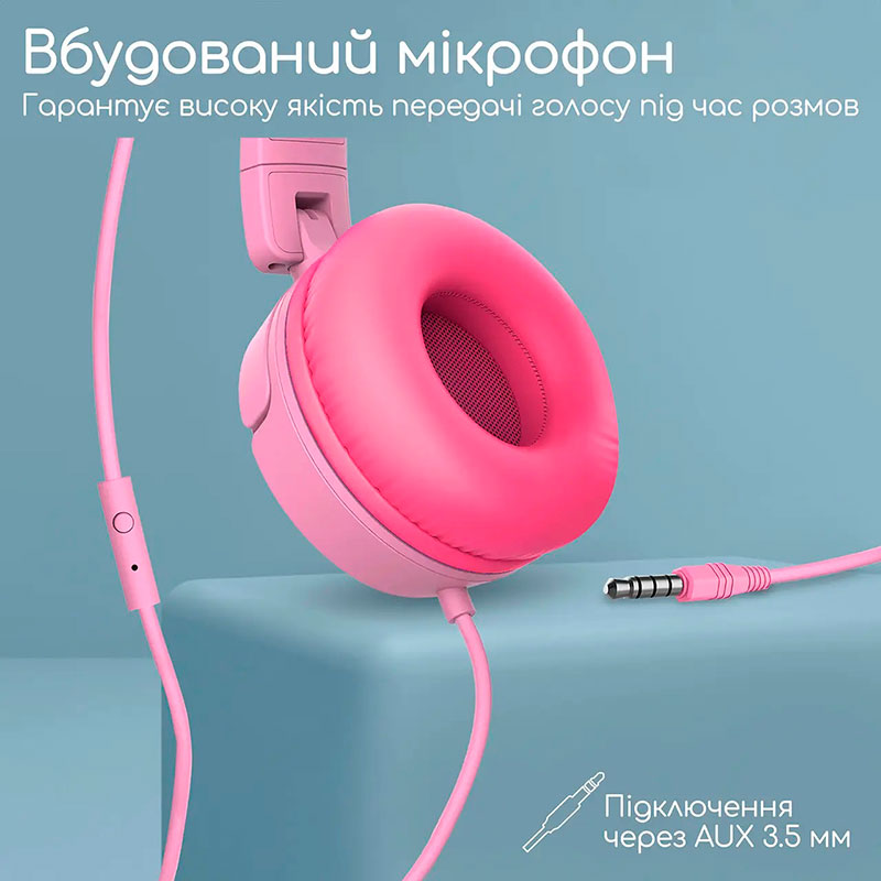 Гарнітура PROMATE JEWEL BUBBLEGUM (jewel.bubblegum) Акустичне оформлення закриті