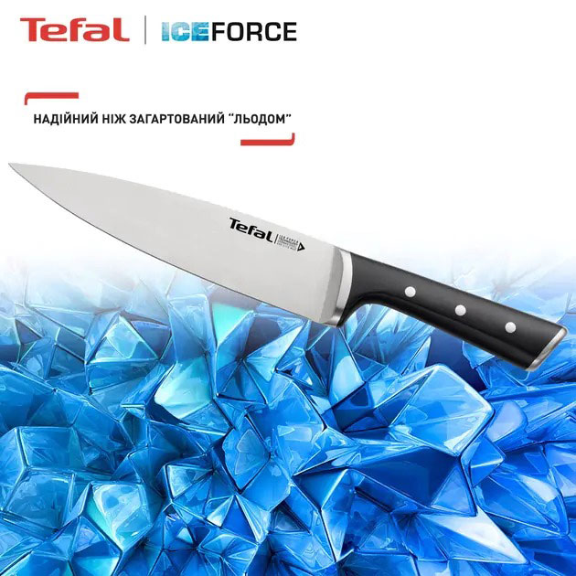 В Україні Набір ножів TEFAL Ice Force Black (K2323S74)