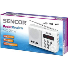 Радіоприймач SENCOR SRD 215 White (35039902)