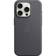 Чохол APPLE для iPhone 15 Pro FineWoven Case with MagSafe Black (MT4H3ZM/A)