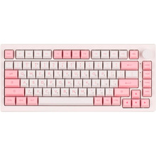 Клавіатура AKKO 5075B Plus Prunus Lannesiana RGB CS Silver Hot-Swap White/Pink (6925758619158)