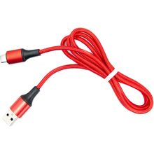 Кабель DENGOS USB - USB Type-C 1 м Red (NTK-TC-MT-RED)