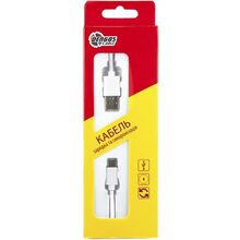 Кабель Dengos USB - USB Type-C 2 м White (PLS-TC-2M-WHITE)