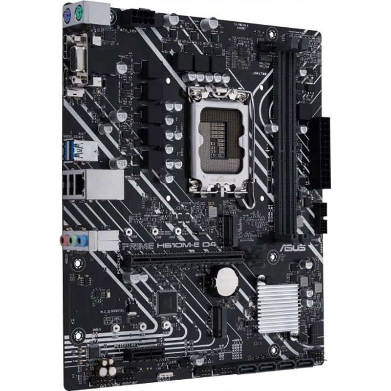 Материнская плата ASUS PRIME H610M-E D4-CSM s1700 mATX Назначение для настольного компьютера