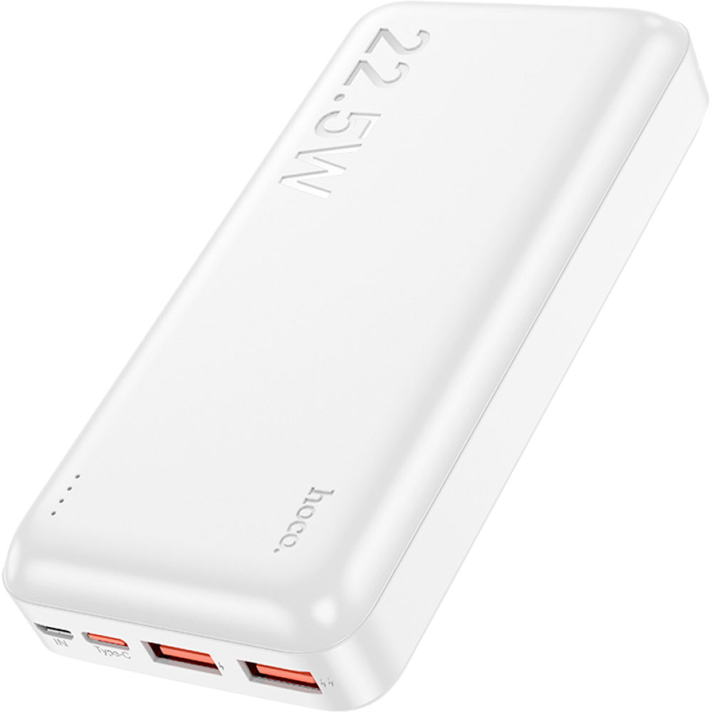 Powerbank HOCO J101A Astute 22.5W 20000mAh White (38816white) Ємність 20000