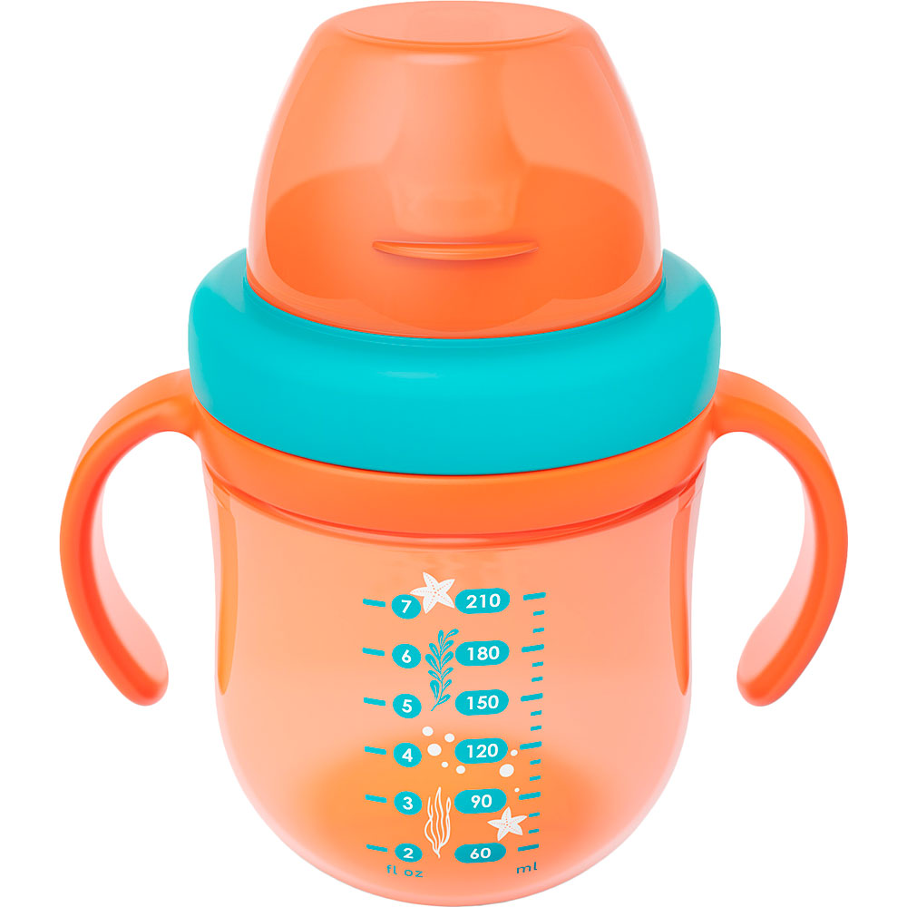 Поїлка BABOO Marine 200 мл Orange (90599) Тип поїлка