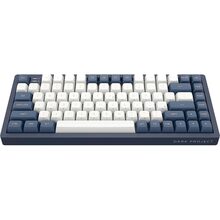 Клавиатура DARK PROJECT KD83A PBT Mechanical G3ms Sapphire Blue/White (DP-KD-83A-004500-GMT)