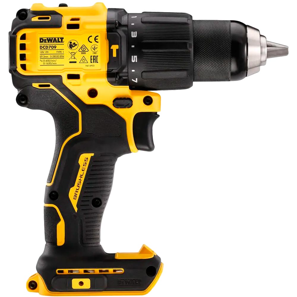 Дриль-шуруповерт DEWALT DCD709M2T Тип живлення акумулятор