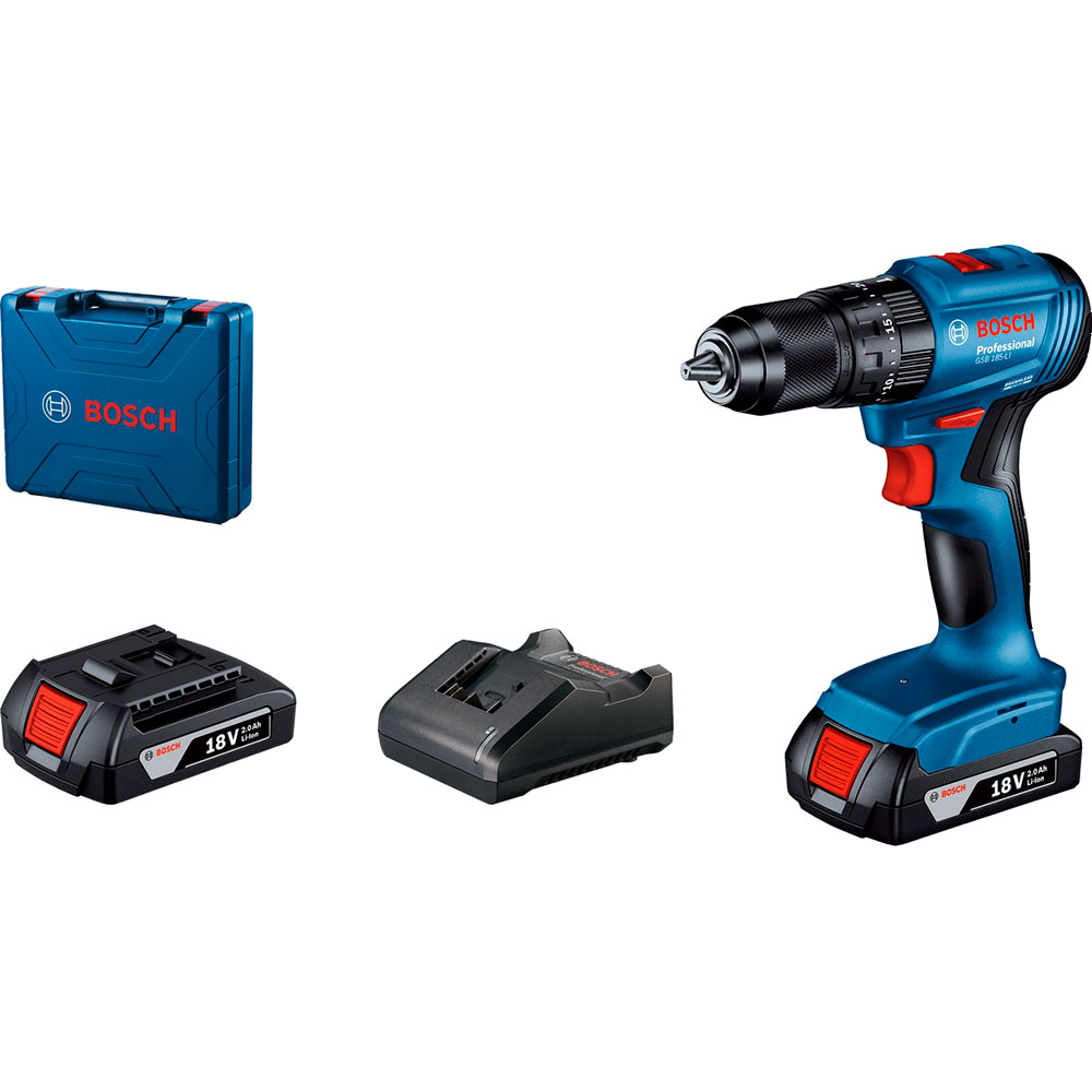 Фото 14 Дрель-шуруповерт BOSCH GSB 185-LI (0.601.9K3.100)