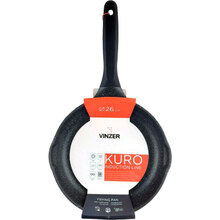 Сковорода VINZER Kuro Induction Line 24 см Black (50420)