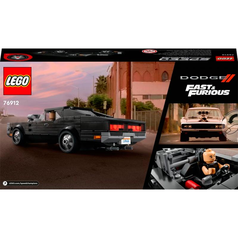 Конструктор LEGO Speed Champions Fast & Furious 1970 Dodge Charger R/T 345 деталей (76912) Тематика транспорт