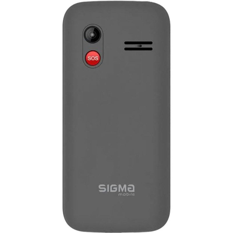 Мобільний телефон SIGMA Comfort 50 Hit Dual Sim Grey (4827798120927) Матриця TFT