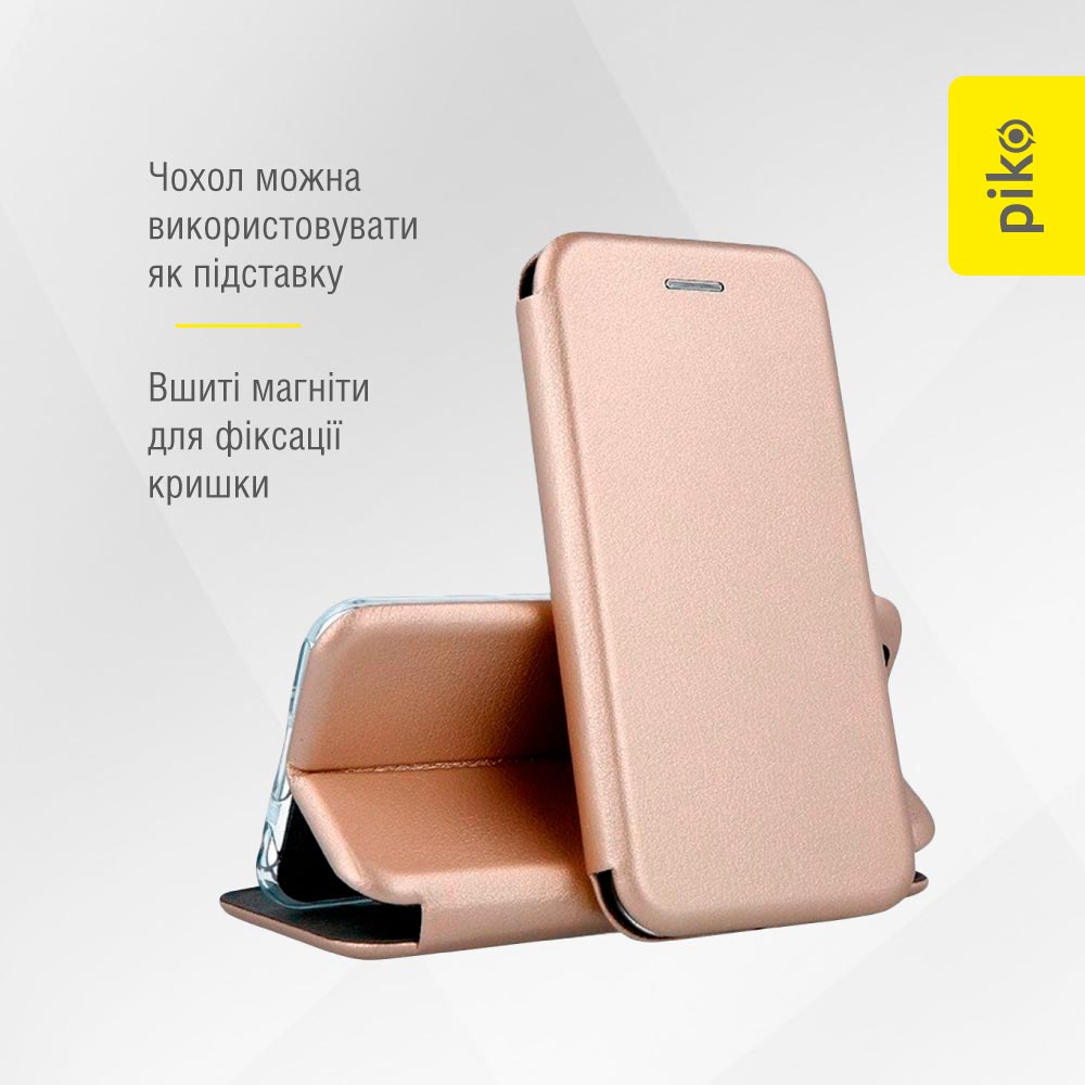 Чехол Piko Elegance для Samsung Galaxy A12 Gold (1283126557088) Тип чехол-книжка