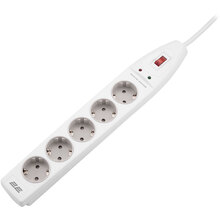 Сетевой фильтр 2E 5 розеток 2м 16А 3x1.5мм2 White (2E-SP515M2WH)