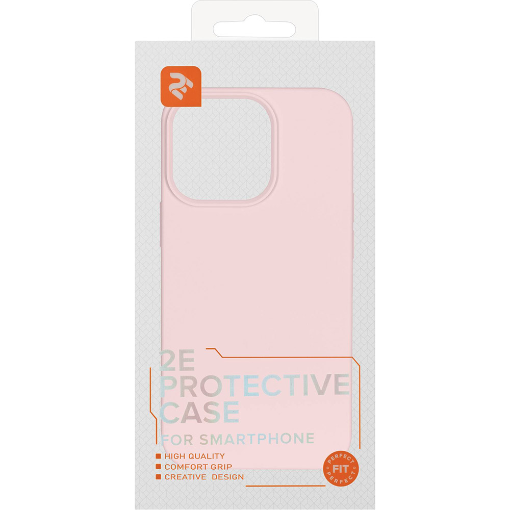Чохол 2E Liquid Silicone для Apple iPhone 14 Pro Rose Pink (2E-IPH-14PR-OCLS-RP) Тип чохол-накладка