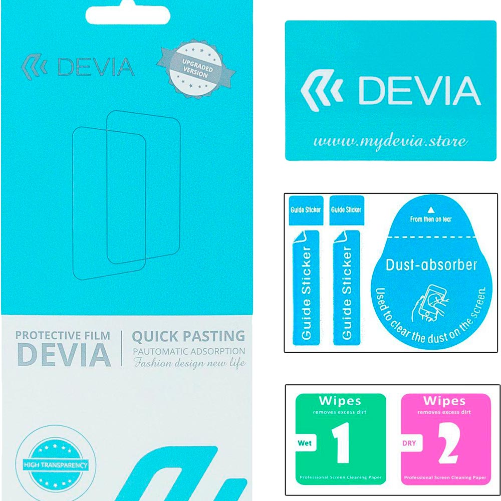 Захисна плівка DEVIA для ZTE A51 Lite Transparent (DV-ZTE-A51L) Тип плівка