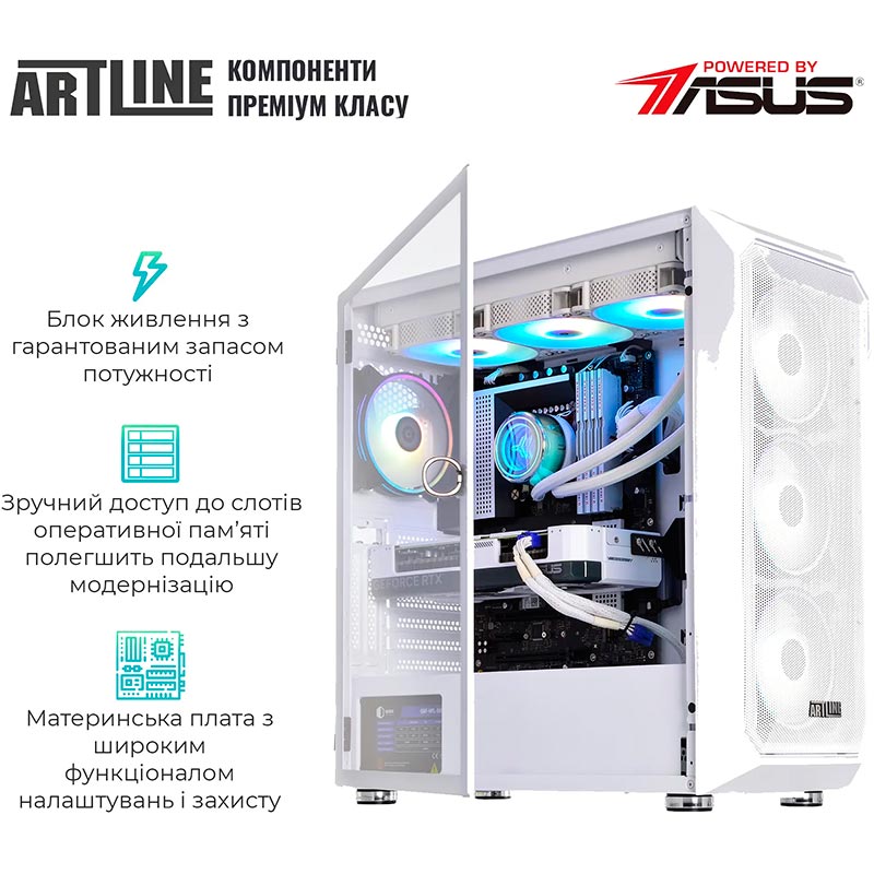 Компьютер ARTLINE Gaming X97WHITE Windows 11 Home (X97WHITEv03Win) Серия процессора Intel Core i7