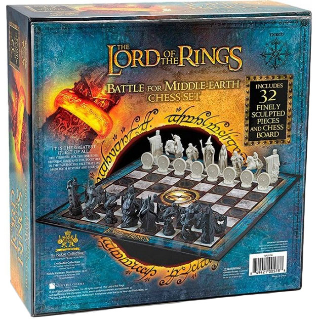 Фото Шахматы The Noble Collection LORD OF THE RINGS Battle For Middle-Earth (NN2174)