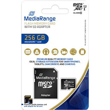 Карта памяти MEDIARANGE micro-SDXC 256GB UHS-1 Class 10 (MR946)