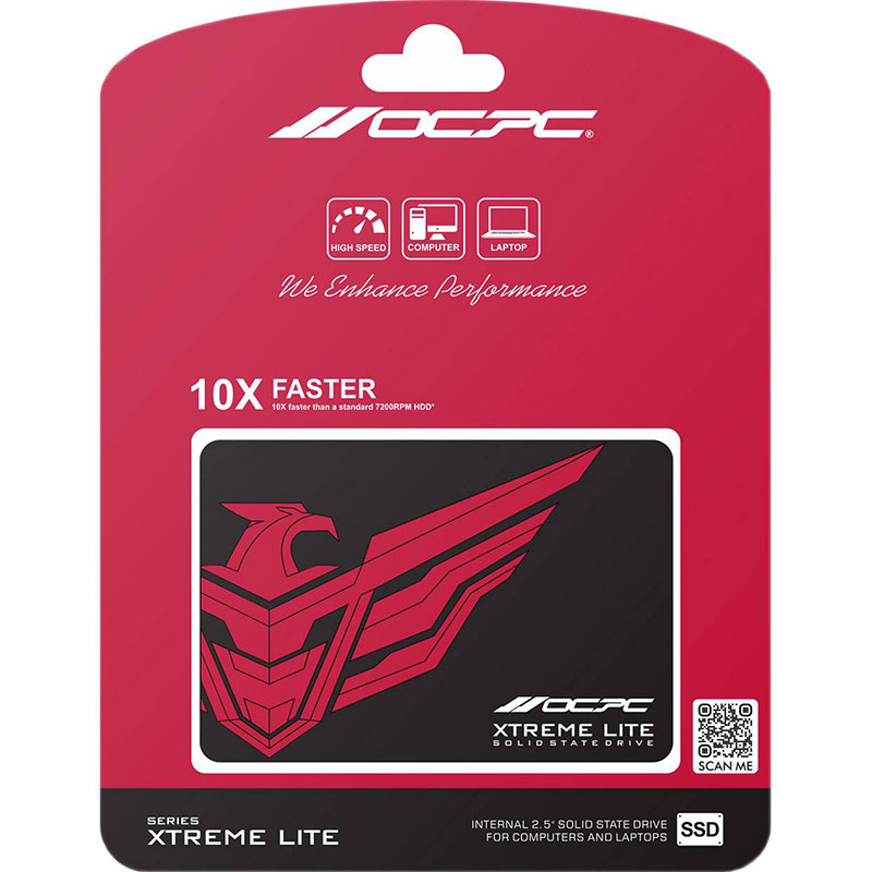 SSD накопитель OCPC XTL-200 256GB 2.5" SATAIII 3D NAND (TLC) (SSD25S3T256GLT) Тип твердотельный накопитель (SSD)