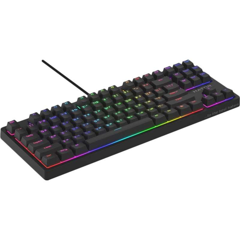 Клавиатура Hator Rockfall 2 Mecha TKL Orange USB Black (HTK-720) Класс игровая