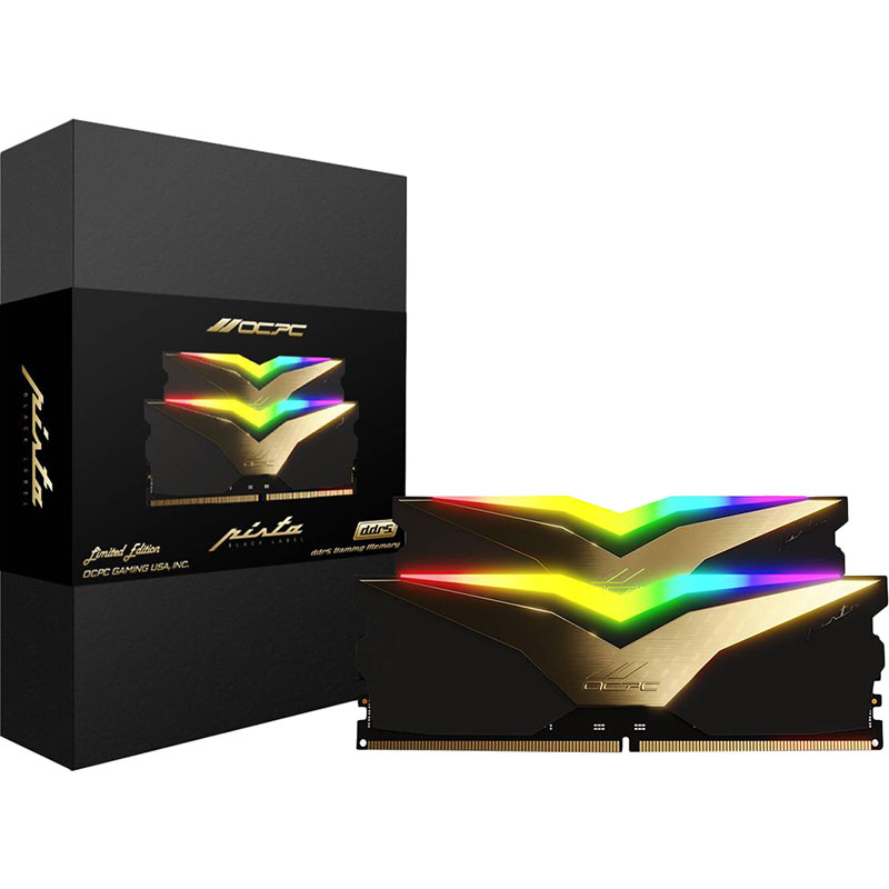 Набір OCPC 32Gb DDR5 6600MHz PISTA RGB C32 Black (MMPT2K32GD566C32BL) Тип DDR5