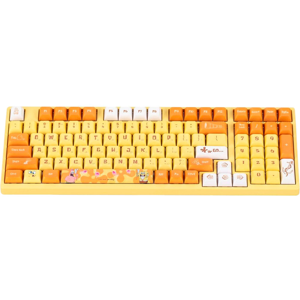 Клавиатура 3098S Sponge Bob RGB CS Sponge Hot-Swap Yellow (6925758613880) Комплектация клавиатура