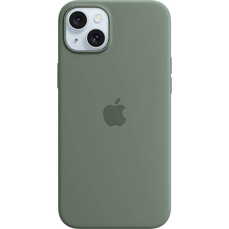 Чохол APPLE для iPhone 15 Plus Silicone Case with MagSafe Cypress (MT183ZM/A) Чохол APPLE для iPhone 15 Plus Silicone Case with MagSafe Cypress (MT183ZM/A)
